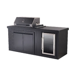 Bossworx Ourdoor Kitchen Black SS Grill - BDIODKBK-CU-AU