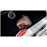 1200 Series 3 burner BBQ & Trolley, Black Enamel - BMG1230BB