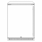 Bossworx Single Solid SS Door Left Hand Door - BOSDLH-S-SS