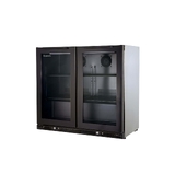 NG Gasmate Nova MK2 Graphite Outdoor Kitchen with Double Door Fridge - BQ29F-MK2NG-BUN