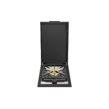 Built In Gas Side Burner with lid, Monument® - ProLine Series - BSW318DB