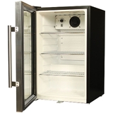 Carlton Draught Tropical Glass Door Fridge - 80 Cans Left Hinged - EC68L-SSH-DRAUGHT 