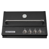CROSSRAY Classic XPlor 4-Burner BBQ Outdoor Kitchen — Black - GD4BLKKG-06