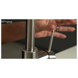 Gareth Ashton 316 Gooseneck Pull Out Kitchen Mixer - KTA037-316-BR