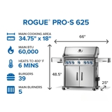 Napoleon Rogue PRO-S 625 IR Sizzle SS LPG