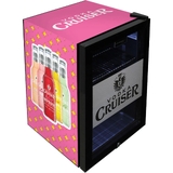 Vodka Cruiser Official Designed Mini Bar Fridge 70 Litre Double Glazed -  SC70-B-VC 