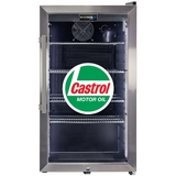 Castrol Schmick Vintage Fuel Pump Triple Glazed Alfresco Bar Fridge With LED Strip Lights -  SC88-FP-CASTROL  