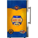 Golden Fleece Schmick Vintage Fuel Pump Triple Glazed Alfresco Bar Fridge With LED Strip Lights - SC88-FP-FLEECE  