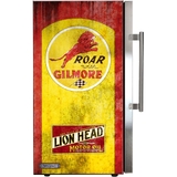 Gilmore Schmick Vintage Fuel Pump Triple Glazed Alfresco Bar Fridge With LED Strip Lights -  SC88-FP-GILMORE 