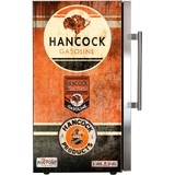 Hancock Schmick Vintage Fuel Pump Triple Glazed Alfresco Bar Fridge With LED Strip Lights - SC88-FP-HANCOCK  