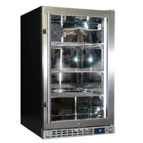 Schmick Quiet Running Front Venting Under Bench Glass Door Bar Fridge Heated Glass Model SK126R-HD