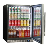 Schmick Quiet Running Front Venting Under Bench Solid Stainless Door Bar Fridge - Model SK156R-SD