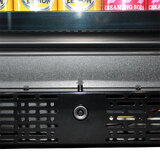 Upright Super Slim Depth Quiet Running Glass Front Beer Fridge With 5 x LED Colour Options