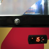 Carlton Draught Branded Skinny Upright Bar Fridge - SS-P160-DRAUGHT-V3
