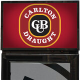 Carlton Draught Branded Skinny Upright Bar Fridge
