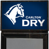 Carlton Dry Branded Skinny Upright Bar Fridge