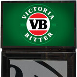 Victoria Bitter Branded Skinny Upright Bar Fridge