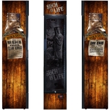 Ned Kelly Branded Skinny Upright Bar Fridge - SS-P160FA-NED 