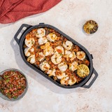 Ooni Cast Iron SIZZLER Pan with Removable handle & Stainless Steel Trivet - UU-P1A900