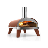 ZiiPa Piana Wood Pellet Pizza Oven with Rotating Stone – Terracotta