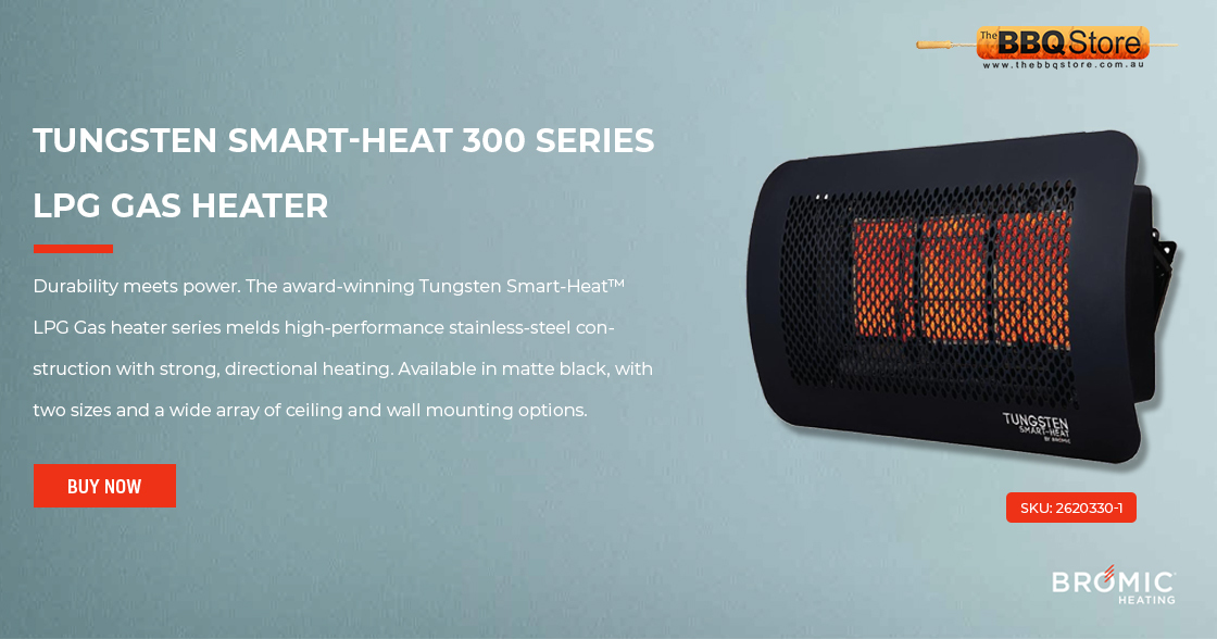 Bromic Tungsten Smart-Heat 300 Series Gas Radiant Heater 25MJ, LPG - 2620330-1