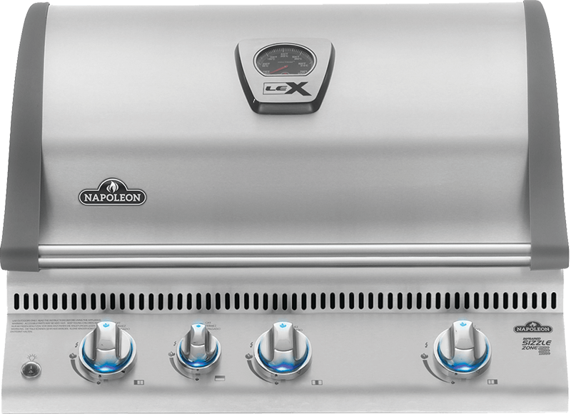 Napoleon LEX Built-in 485 Version, 304 Stainless Steel Natural Gas Package Bundle - BILEX485SS-DEAL
