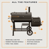 Oklahoma Joe’s® Highland Reverse Flow Offset Smoker