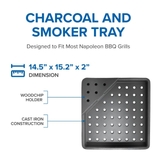 Napoleon Cast Iron Charcoal and Smoker Tray - 67732