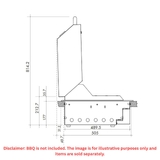 Artusi Gloss Black Hooded BBQ Lid - ABHOOD