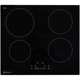 Artusi 90cm Natural Gas Cooktop Matte Black - AGH91MB