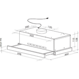 Artusi 60cm Slideout Rangehood - ASO600RX