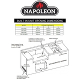 Napoleon LEX Built-in 485 Version, 304 Stainless Steel Natural Gas - BILEX485RBINSS-AU 