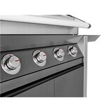 Beefeater 1600 Series 4 burner BBQ, side burner & trolley, dark