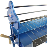 Cyprus Grill Deluxe Auto (Blue) Genuine Product (Made in Cyprus) With RECHARGABLE 20KG Variable Speed Motor - CG-0705C