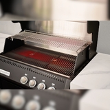 Crossray Premium XPlor Outdoor Kitchens with Black Built- in BBQ, and Double Door Fridge - GD4KW-11