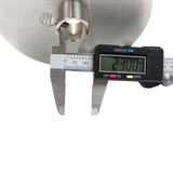 Gyro Yeros Plates (Set of 2) 3mm Stainless Steel to Suit 22mm Round Skewer, 15cm Diameter Round- GP-3076