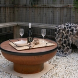 Hark Luca 80 Corten Steel Fire Pit 80 cm