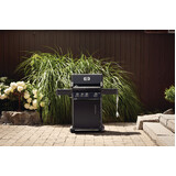 Napoleon Rogue 3 Burner Black NG - Side Infra Red Burner + CI Grills - RXT425SIBPK-1-AU