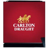 Carlton Draught v3 Branded Glass Door Bar Fridge With Cool Frosted Door Logo - SC70-B-DRAUGHT-V3