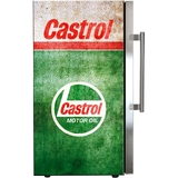Castrol Schmick Vintage Fuel Pump Triple Glazed Alfresco Bar Fridge With LED Strip Lights -  SC88-FP-CASTROL  