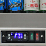 Rhino Stainless Steel 1 Heated Glass Door Bar Fridge With Quiet Fans And Low Energy Consumption