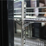 Rhino Black Commercial Upright Triple Glass Door Bar Fridge Ultra Energy Efficient Left Hinged -  SGT1L-BS