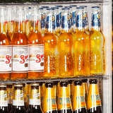 Rhino 2 Door Black Commercial Upright Dual Glazed Door Bar Fridge - SGT2-BS