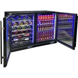 Schmick Quiet Running Under Bench Beer Wine Combination Fridge - Model SK156-COMBO-BM