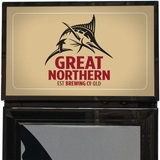 Great Northern Branded Skinny Upright Bar Fridge - SS-P160-GOLD-V2