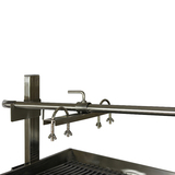 Extendable Charcoal Spit Roast Machine  - 25kgs meat capacity Motor from DIZZY LAMB - SSB-3060X