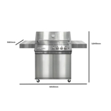 Large View CROSSRAY XPlor Gas BBQ with Trolley - TCX4PL