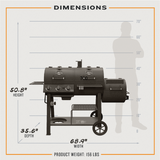 Oklahoma Joe’s® Canyon Combo Gas/Coal Offset Smoker