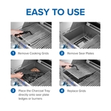 Napoleon Cast Iron Charcoal and Smoker Tray - 67732