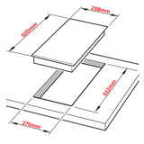 Artusi 30cm Domino Induction Cooktop - AID32A